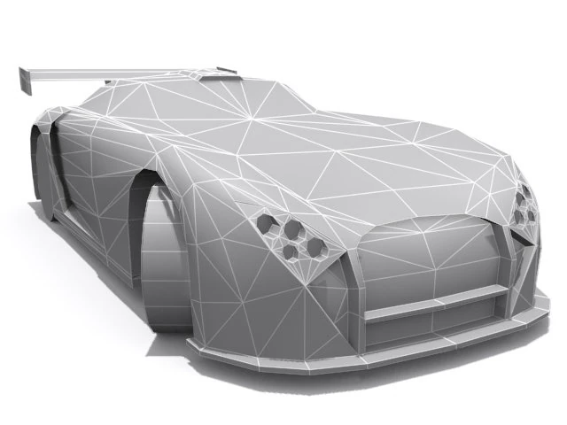 tvr cerbera speed 12 gt1  base 3D Model .c4d .max .obj .3ds .fbx .stl .blend 