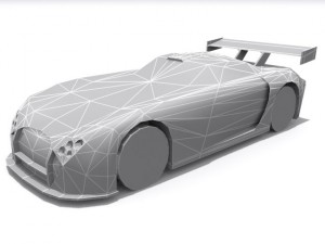 tvr cerbera speed 12 gt1  base Modello 3D