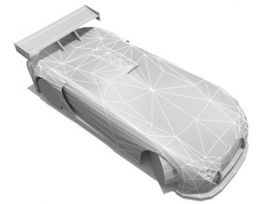 tvr cerbera speed 12 gt1  base Modello 3D