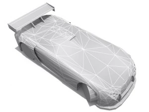 tvr cerbera speed 12 gt1  base 3D Model