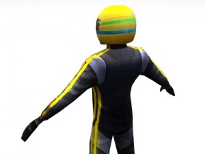 race driver Modèle 3D