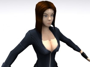 agent three 3Dモデル