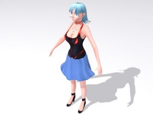 trinity  anime Modelo 3D