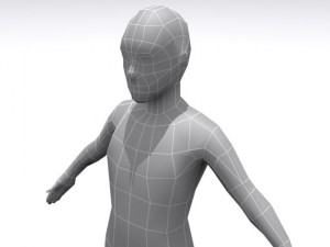 young boy base 3D Model