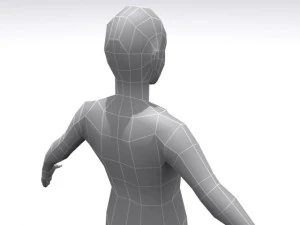base de jeune gar&ccedil;on Modèle 3D
