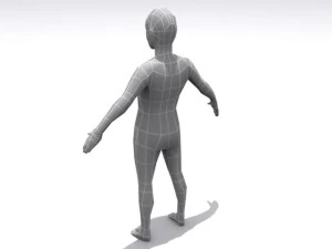 base de jeune gar&ccedil;on Modèle 3D