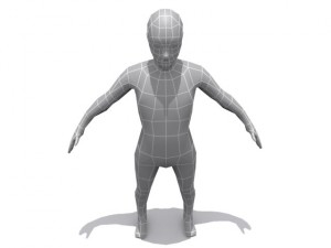 young boy base Model 3D
