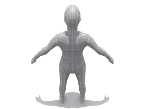 young boy base Model 3D