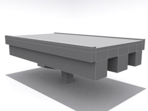 road and highway set base Modelo 3D