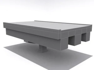 road and highway set base 3D Model