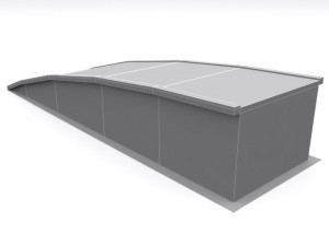 road and highway set base Modelo 3D