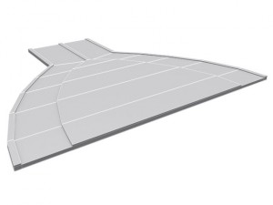 road and highway set base Modelo 3D
