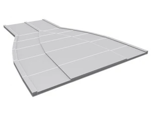 road and highway set base 3D Model