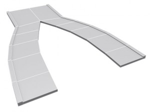 road and highway set base Modelo 3D