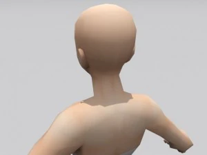 female anime 3D Model