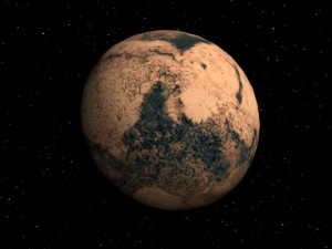 planet mars Modèle 3D