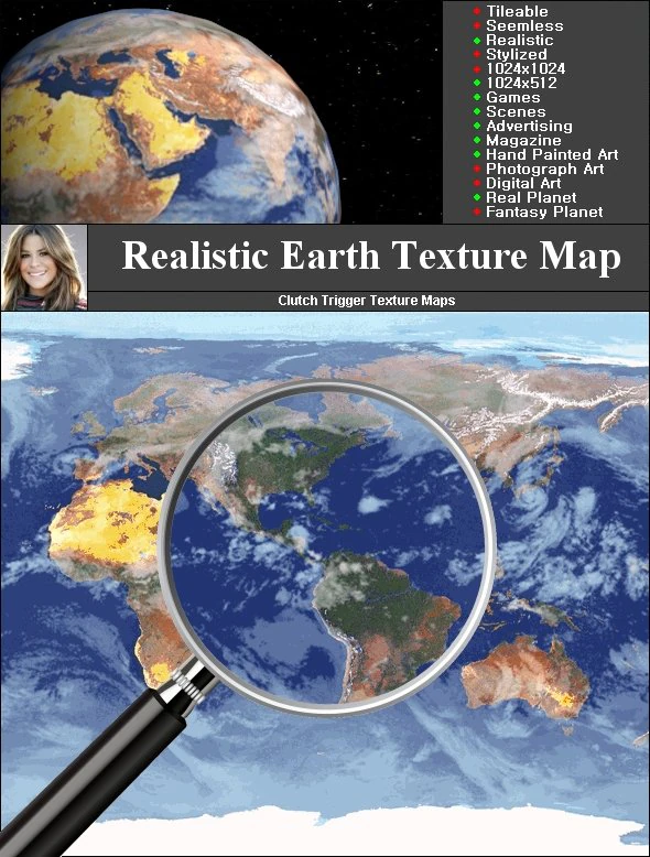 地球のテクスチャ マップ CG テクスチャ .c4d .max .obj .3ds .fbx .stl .blend 