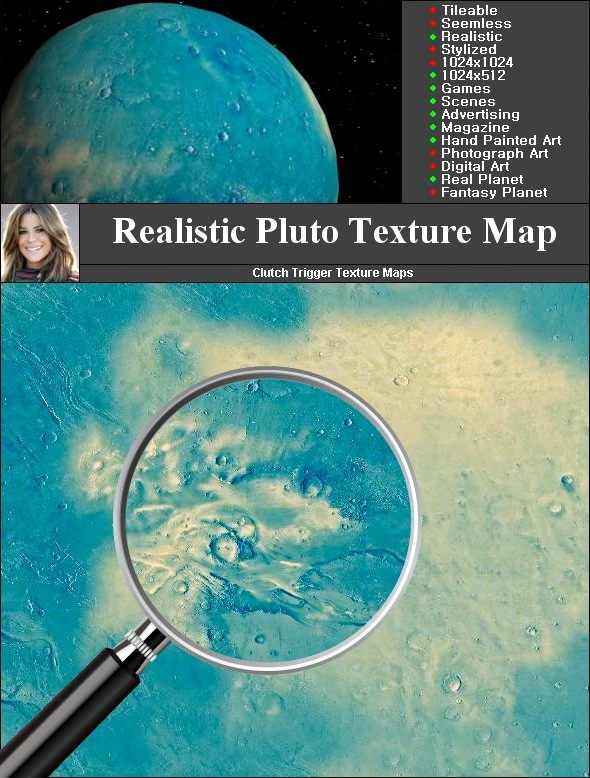pluto texture map CG Textures .c4d .max .obj .3ds .fbx .stl .blend 