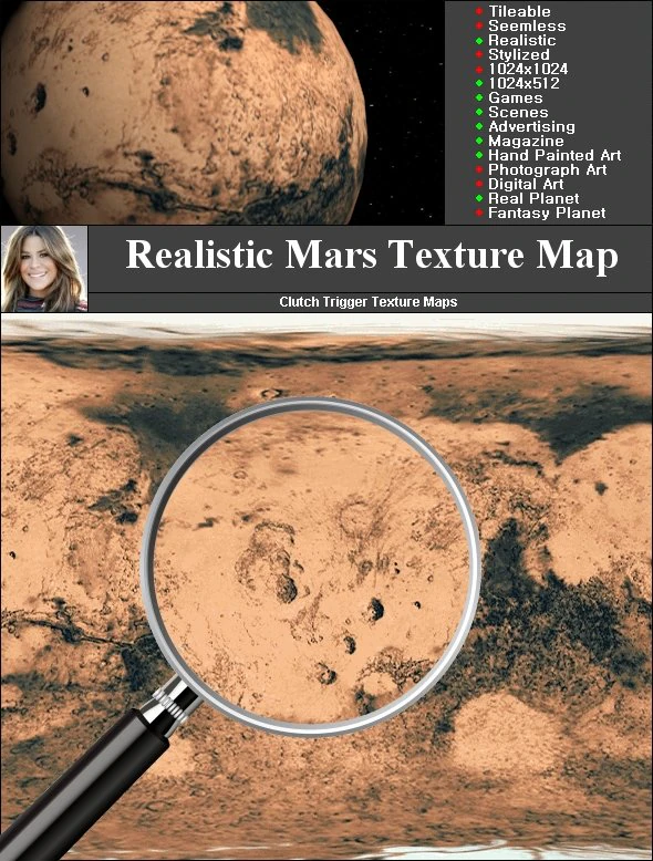 mappa delle texture di Marte CG Textures .c4d .max .obj .3ds .fbx .stl .blend 