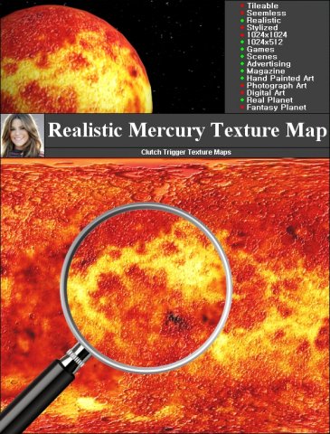 mercury texture map CG Textures .c4d .max .obj .3ds .fbx .stl .blend 