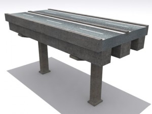 road and highway set 3D 模型