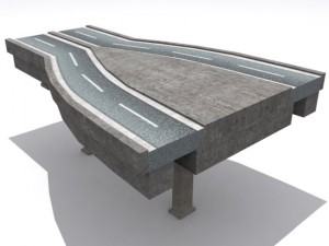 road and highway set 3D 模型