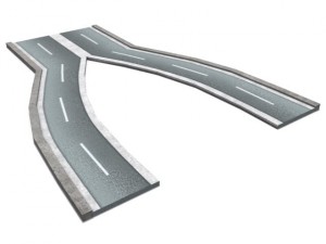 road and highway set 3D 模型