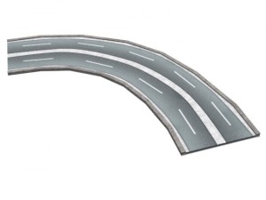 road and highway set 3D 模型