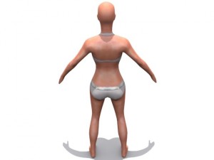 high resolution female 3D Модель