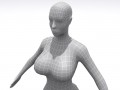high resolution female  base 3D-Modell