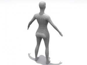 high resolution female  base 3D Model
