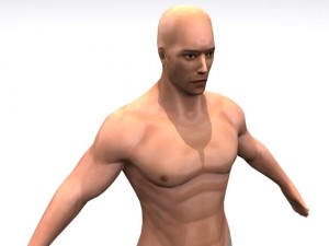 high resolution male 3D-Modell