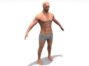 high resolution male Modelo 3D