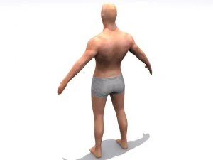 high resolution male 3D Model