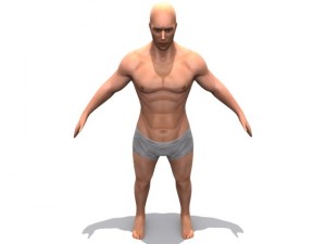 high resolution male Modelo 3D