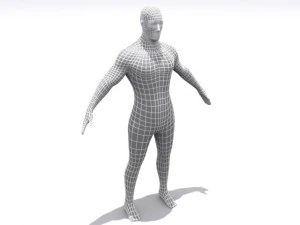 high resolution male 3D Model