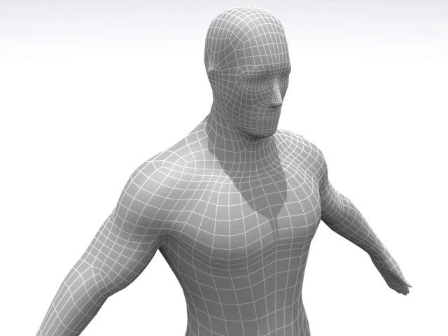 base maschio ad alta risoluzione Modello 3D .c4d .max .obj .3ds .fbx .stl .blend 