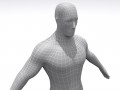 high resolution male  base 3D-Modell