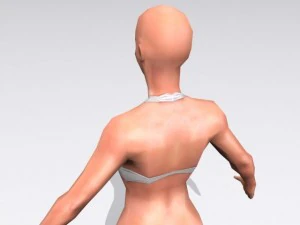 perempuan Model 3D