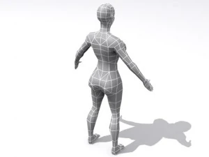 perempuan Model 3D