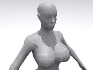female  base 3D-Modell