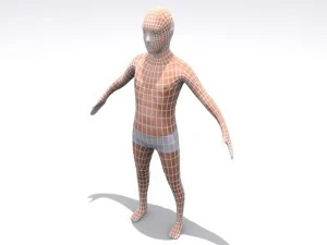 high resolution boy 3D Model