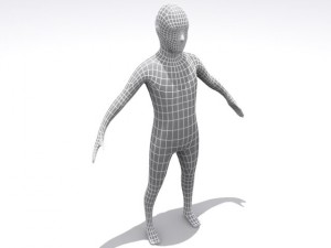high resolution boy 3D Модель