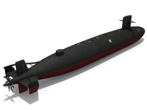 ssn637 sturgeon Model 3D