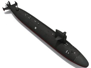 ssn637 sturgeon 3D Model