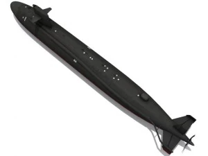 ssn637 sturgeon 3D Model