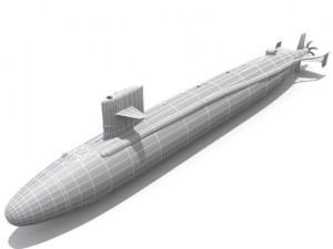 ssn637 sturgeon Model 3D