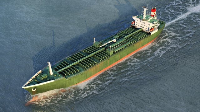 oil tanker vessel 3D Model .c4d .max .obj .3ds .fbx .stl .blend 