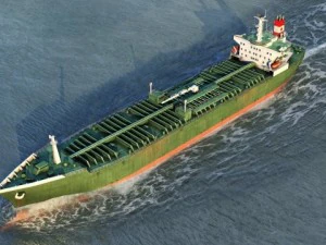 nave petroliera Modello 3D