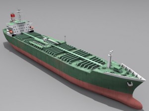 oil tanker vessel 3D Model
